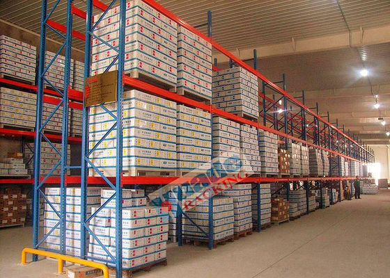 ISO Q235B Regały paletowe Regały magazynowe 1500 kg System regałów magazynowych