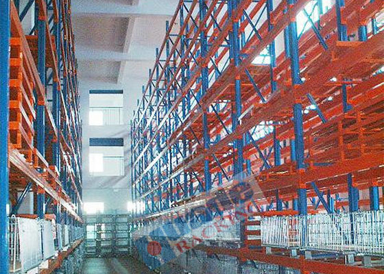 Regały paletowe o podwójnej głębokości Przemysłowe regały o dużej wytrzymałości 2000 kg do magazynu