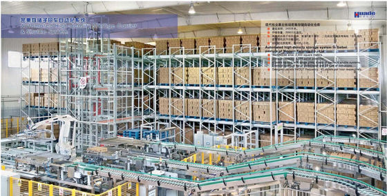 1000 kg Zautomatyzowany system regałów paletowych Średnie rozwiązania do przechowywania w magazynach